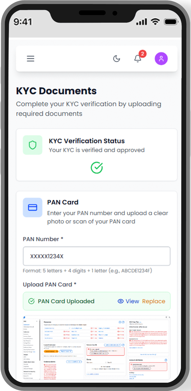 Complete KYC