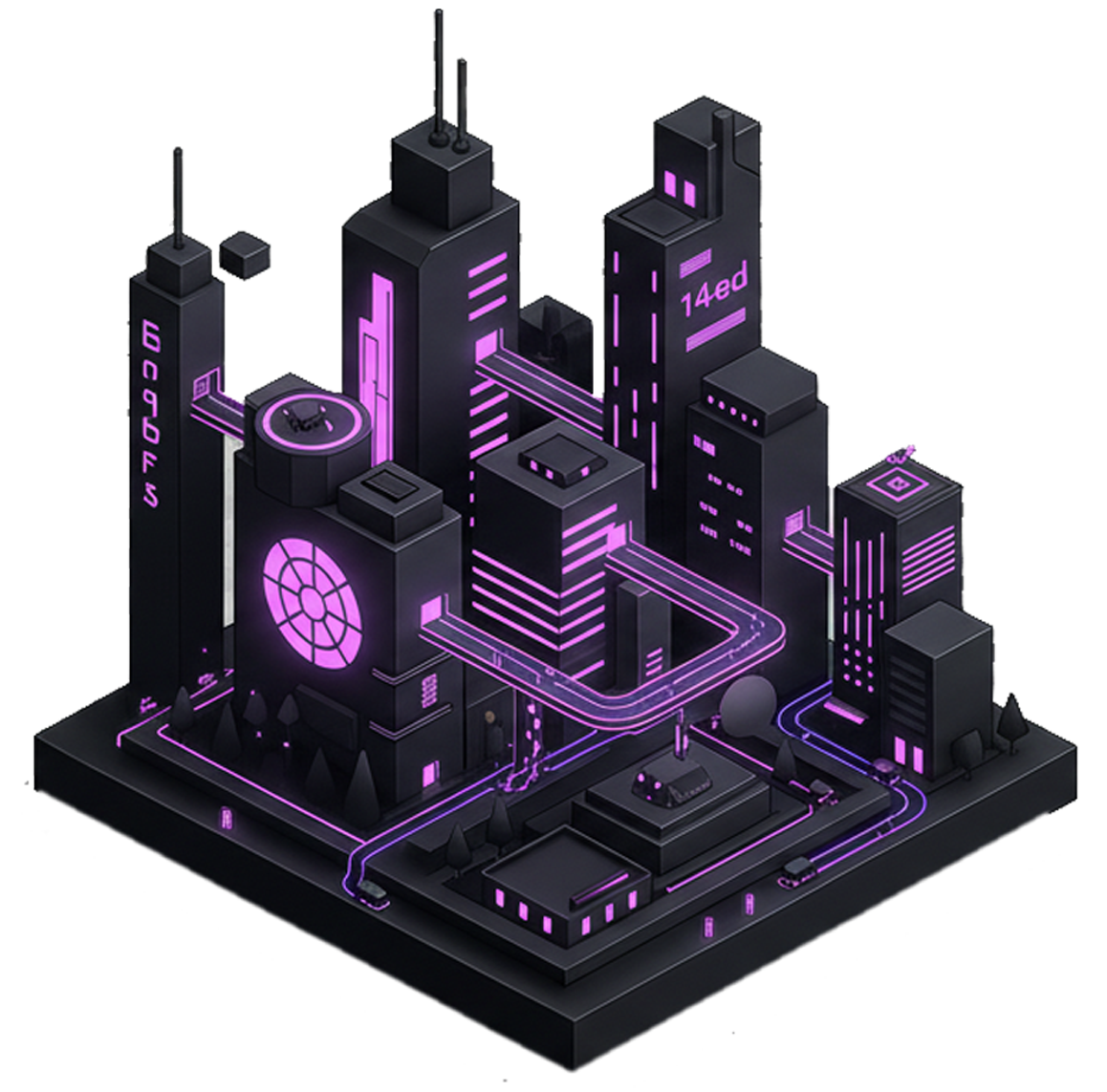 Tokenized real estate city